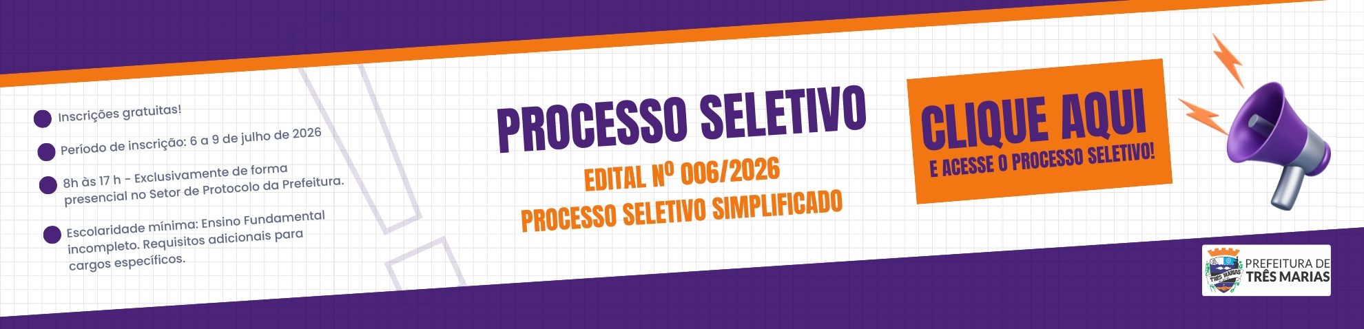Processo Seletivo Simplificado - Edital nº 006/2026